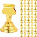 ERYTLLY 36 PK Place Card Holders 1.7 inches Table Card Holder Steel Card Holders for Weddings,Birthdays,Photos, Memo Notes, Restaurants (Gold 36PK)