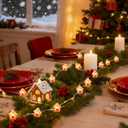 String Lights Battery Powered - 10ft 30LEDs Lights Fairy Warm White Light for DIY Crafts Wedding Table Centerpieces Party Bedroom Christmas Gingerbread House