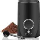 DR MILLS DM-7441 Coffee Grinder Electric, Coffee Bean and Dried Spice Grinder, One Touch Operation, Blade and Cup Made with SUS304 Stainless Steel (Black)