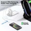 2Pack USB C Fast Charger Block, Total 60W 5-Port USB C Wall Charger 30W Type C Charging Block, 2USB C+3USB A PD 3.0 Multiport Charging Cube for iPhone 17 16 15 14 Pro Max, G-alaxy S26 S25 Ultra, i Pad