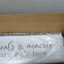 YWJKWLGS Kitchen Signs Wall Decor Art Meals and Memories Are Made Here Sign, 32"L x 12"W