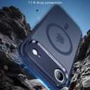 ESR for iPhone Air Case, Camera Control, Compatible with MagSafe, Shockproof Military-Grade Protection, Magnetic Phone Case for iPhone 17 Air Case, Frosted Blue