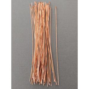 Wire Wrapper Head Pins 3" 24 Gauge Copper