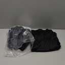 10x10ft Wrinkle Free Black Backdrop Curtain for Parties Soft Fabric Drapes Wedding Black Curtain Backdrop for Birthday Party Decorations Background for Photography 5x10ft, 2 Panels