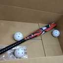 Franklin Sports Kids Plastic Baseball Bat + Balls Set - MLB Slammin' Toy Bat & Ball Set for Kids - Youth 30" Inch Plastic Baseball Bat & Plastic Baseball - Kids Bat + Ball Set, One Size