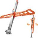 Drywall Cutting Tool, Foldable Hand Push Dual Positioning Drywall Cutter Tool 23 Wheels (Large)