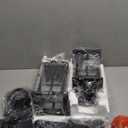 2 Packs Outdoor Post Light, Black Pole Lantern Lighting Fixture with Pier Mount Base, Exterior Lamp Post Lantern with Glass for Garden Yard Patio Path