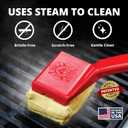 Grill Rescue BBQ Replaceable Scraper Cleaning Head, Bristle Free - Durable and Unique Scraper Tools for Cast Iron or Stainless-Steel Grates, Barbecue Cleaner