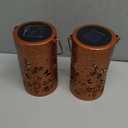 2Pcs Butterfly Solar Lantern, Vintage Butterfly Solar Lights for Outside, Gifts Hanging Lantern for Patio Yard