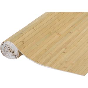 FOREVER BAMBOO Wainscoting Wall Panel for Interior Decoration Bamboo Wall Panel Natural Raw 48 in H x 96 in L