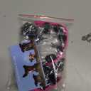 Prong Training Collar for Dogs, Rotating Ring Welding, Adjustable Dog Training Pinch Collar with Quick Release Buckle, for Small Medium Large Dogs (M/L(17-23" Neck, 3.2mm), Pink)