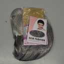 SEVENCOLORS Short Grey Wigs for White Women Layered Mixed Silver Pixie Cut Wigs Natural Wavy Short Gray Synthetic Hair Wig for Older Women