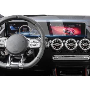 Karltys Tempered Glass Screen Protector for 2020-2025 2026 Mercedes Benz GLA GLB CLA CLA250 /2022-2025 EQB 10.25-Inch Touchscreen, Anti Glare Screen Cover for Mercedes Benz CLA Accessories