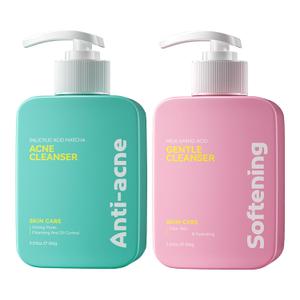 2Pcs Gentle Face WashDeep Cleansing Face CleanserDaily Hydrating Facial Cleanser for Women&Men,Foaming Facial Wash&Facewash for Oily Skin