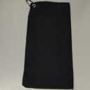 Batiyeer Golf Towels Bulk for Bags, 16"x16" Microfiber Waffle Pattern Golf Towel with Clip for Tournament, Club, Fitness (Black)