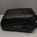 whale fall 10L Bike Rack Bag  Hard Shell Waterproof Rear Trunk Pannier, Saddle Seat Bag Carrier with Rain Cover, 4-Side Reflective Panels, Shoulder Strap & Handle, Bike Accessories, Gifts for Men