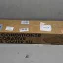 3" 19Ft Mini Split Line Set Cover, PVC Ductless Air Conditioner Decorative Pipe, Pump Covers, AC Line Cover Kit, for Outside Units Air Conditioners & Heat Pumps, All in One Set