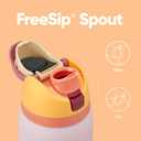 Owala FreeSip Insulated Stainless Steel Water Bottle with Straw for Sports and Travel, BPA-Free Sports Water Bottle, 32 oz, Candy Store
