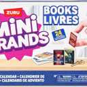 Mini Brands Books Advent Calendar by ZURU, Collectible Seasonal Toys for Girls, Boys, and Collectors