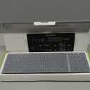 Seenda Bluetooth Keyboard and Mouse Combo for Mac, SKM642 Rechargeable Slim Wireless Keyboard Mouse Compact, 3 MultiDevice Connection, Compatible for Mac, MacBook Pro/Air, iPad, Black Gray