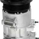 Car A/C Compressor Fit for Toyota Camry 2.4L 07-09, for Toyota RAV4 2.4L 06-08, for Hiace 06-18 2.7L Automotive Replacement AC Compressor 88310-06240 A/C Compressor for Car CO 11178JC
