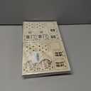 2 x sulanmo 1 Set Christmas Wooden DIY House Xmas Unfinished Wooden Village Mini House Landscape Decors for Xmas Party Tabletop Mantle Decor