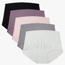 Mama Cotton Women's Over The Bump Maternity Panties High Waist Full Coverage Pregnancy Underwear Multi-Pack (4XL)