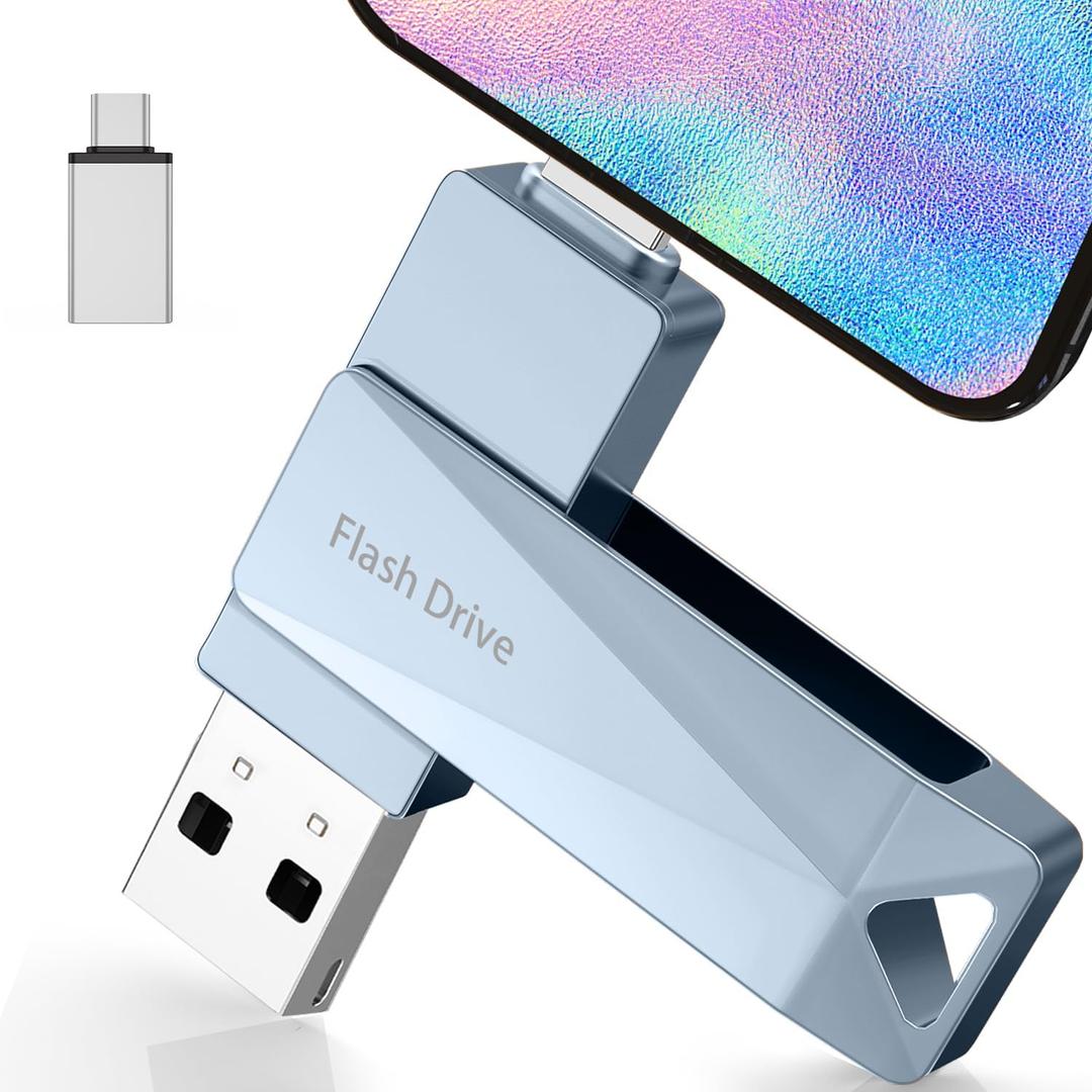512GB Photo Stick for Phone, Qainerly USB Flash Dr