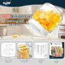 2 Pack Fermentation Jars with 3 Airlocks, Half Gallon Glass Jars with Airtight Lid, 64 oz Wide Mouth Mason Jar with Scale Line for Pickling, Mead Making, Kimchi, Sourdough and Food Containers