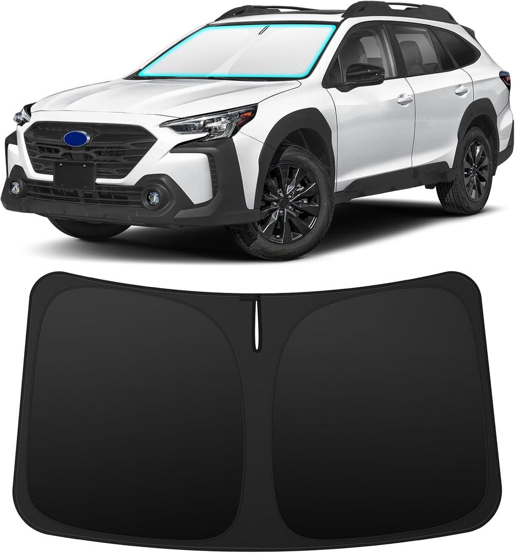 INSAUTO Custom Fit Windshield Sun Shade Accessories for Subaru Outback 2020-2025, Foldable Front Window Sunshade, UV & Heat Reflector, Keeps Interior Cool, Includes Storage Bag