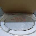 5 Light 22" Cream Fabric Black Semi Flush Mount Close to Ceiling Light Fixture