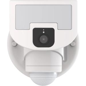 Outdoor Motion Sensor Tracking Floodlight WiFi Security LED Light Camera (White) Versonel Nightwatcher VSL95 Robotic, 1080p, NO Monthly Fees, Free App, Alexa, Google Assistant, Smart Things, 32GB SD