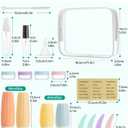 BAGSMART 18 Pack TSA Approved Travel Bottles for Toiletries, Leak Proof Silicone Travel Size Containers Bottles for Shampoo, Purple