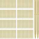 Zonon 160 Pieces Gold Metal Slim Ballpoint Pens Bulk Retractable Metallic Black Ink 1 mm Medium Point Smooth Writing Pens for Wedding Business Office Supplies Students Teachers Men Women Present