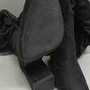 DREAM PAIRS Women's Laurence Over The Knee Thigh High Chunky Heel Boots Long Stretch Sexy Fall Boots,Size 10,Black,LAURENCE 8