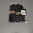 Chalier Fishnet Stockings Tights Suspender Pantyhose Lace Thigh High Stockings for Women (Black)