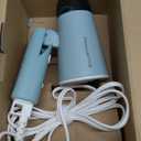 Rowenta Mini Travel Steamer for Clothes, Portable Handheld Steamer with 2.3 Oz Tank, Foldable, 1100 Watts, Ironing, Travel Essentials, Green, DR1014