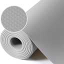 Shelf Liners for Kitchen Cabinets Non Adhesive Drawer Liner for Bathroom Waterproof Refrigerator Liners for Shelves Fridge Plastic Mats Cabinet Cupboard Liner Light Gray 11.8 x 59 Inches