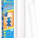Petslucent Cat Scratch Furniture Protector: Cat Anti Scratch Tape - Door Protector from Dog Scratching - Clear Training Self Adhesive Tape for Carpet, Sofa, Couch, Door (118in x 7.9in)