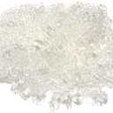 Linpeng Crafts, Curly, Doll Making Supplies, Clown Hair 2oz, White