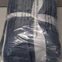 UGG Nita Throw Blanket Soft Reversible Plush Throw for Couch or Bed Cozy Fuzzy Warm Fluffy Blanket for Living Room or Cute Bedroom Decor Down Alternative Washable, 50-inch x 70-inch, Navy Blue