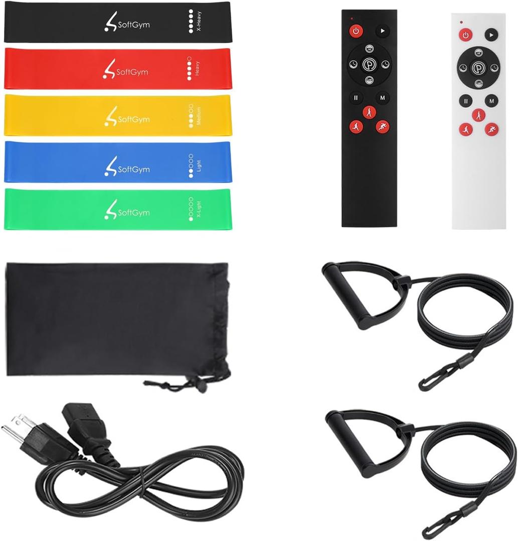 Softgym Resistance Band Set and Remote Control,A Power Cord