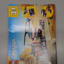 LEGO Creator 3 in 1 Flatbed Truck with Helicopter Toy, Transforms from Flatbed Truck Toy to Propeller Plane to Hot Rod and SUV Cars, Gift Idea for Boys and Girls Ages 7 Years Old and Up, 31146