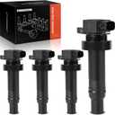A-Premium Ignition Coil Pack Set of 4 Compatible with Kia Soul 2010 2011 L4 1.6L 27301-2B010