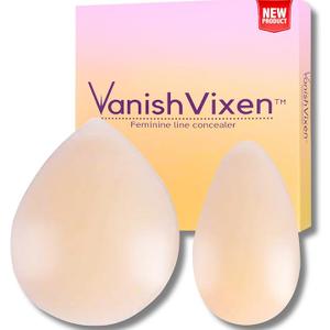 Reusable self-adhesive silicone Intimate cover, guard, & hider - Swimsuit's small, Legging's large, Concealer (2-Pack)