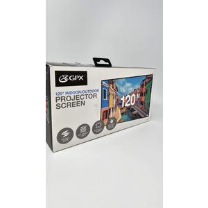 GPX Projector Screen 120" Indoor/Outdoor Portable Fabric