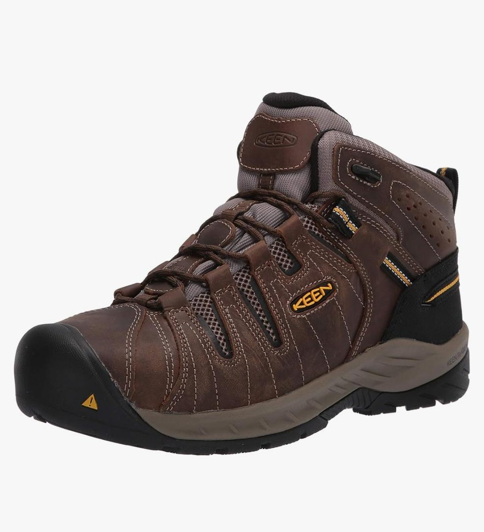 KEEN Utility Men's Flint 2 Mid Height Steel Toe Work Boots, Size: 9.5D