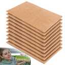U0U 10PCS Jute Microgreens Grow Mats, Hemp Grow Mats for Microgreens, Microgreens Growing Trays,Hydroponic Growing Kits for Microgreens Wheatgrass and Sprouts Organic Production (10, 10"x 10")