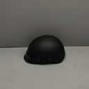 VCAN Cruiser Solid Half Face Motorcycle Helmet (Medium, Flat Black)