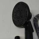 High Pressure Shower head with Handheld 7 Modes, Built-in Power Wash to Clear Tub. Tile & Pets, 5 High Flow Hand Held Hydro Rain Showerhead with Stainless Steel Hose and Adjustable Bracket-Matt Black